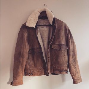 Vintage Leather Motorcycle Jacket